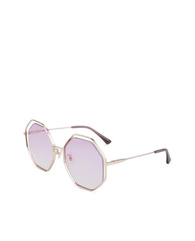  aojo - Kính mát nữ Oversized tròng đa giác rỗng khung cách điệu 