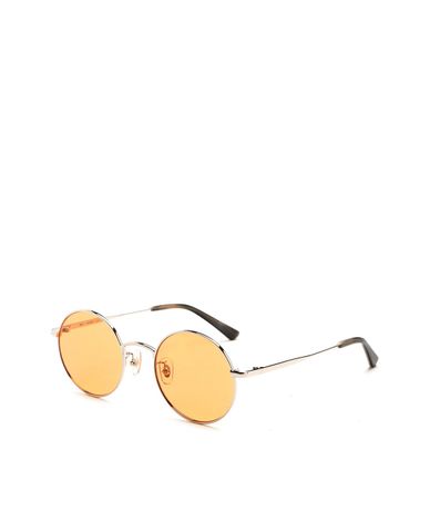  MUJOSH - Kính mát tròn kim loại cá tính 