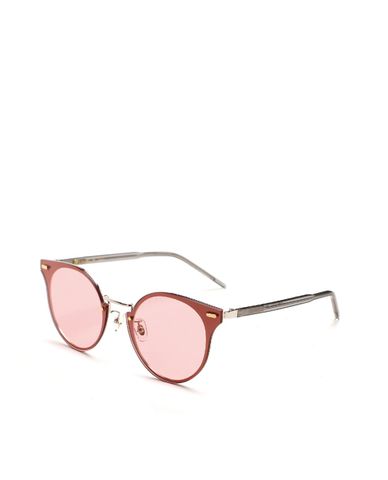  MUJOSH - Kính mát mắt mèo tròn thời trang 