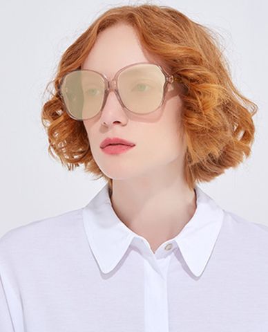  MUJOSH - Kính mát lục giác oversized cá tính 