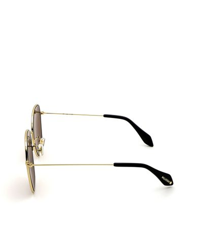  MUJOSH - Kính mát tròn oversized đơn giản 