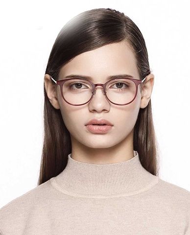  aojo - Gọng kính vuông bo tròn 