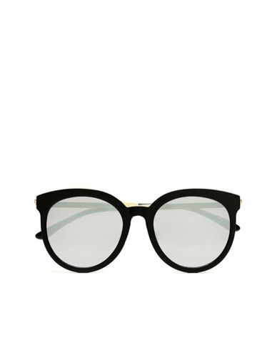  MUJOSH - Kính mát mắt mèo tròn thời trang 