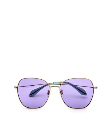  MUJOSH - Kính mát tròn oversized đơn giản 