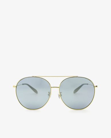  MUJOSH - Kính mát phi công tròn ombre phản quang 