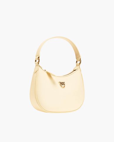  PINKO -  Túi đeo vai nữ hình bán nguyệt Mini Denim Love 