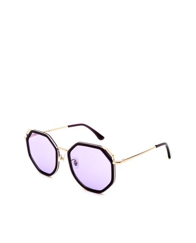  MUJOSH - Kính mát đa giác viền màu thời trang 