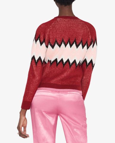  COACH - Áo sweatshirt nữ tay dài X Keith Haring Zigzag 