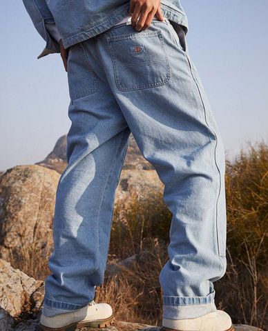  DICKIES - Quần jeans nam ống rộng phối túi hiện đại 