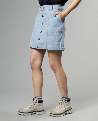  DICKIES - Váy denim mini phom chữ A trẻ trung 