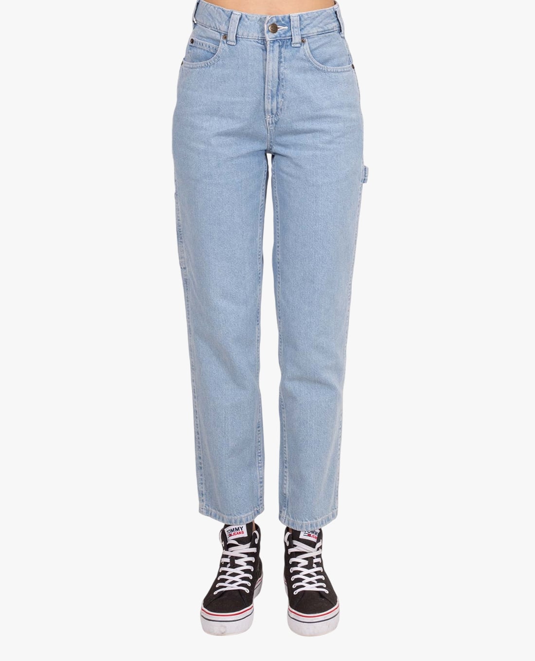 DICKIES - Quần jeans nữ ống đứng phối túi thời trang