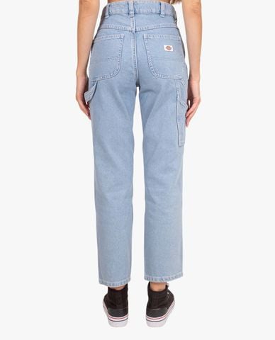  DICKIES - Quần jeans nữ ống đứng phối túi thời trang 