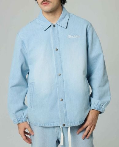  DICKIES - Áo khoác denim unisex tay dài hiện đại 
