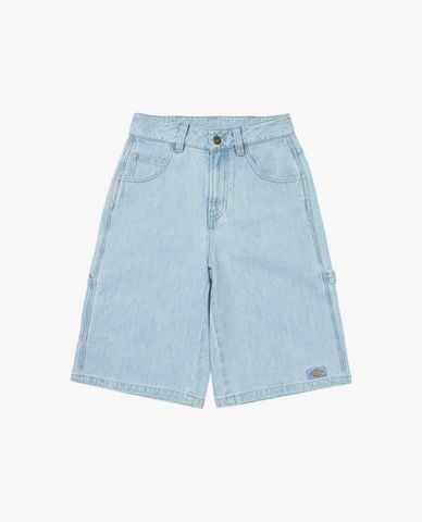  DICKIES - Quần short jeans nữ ngang gối cá tính 