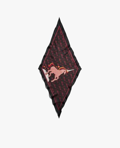  COACH - Khăn choàng nữ hình thoi Horse And Carriage Unicorn 