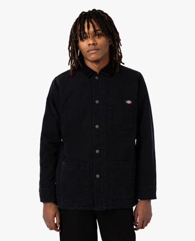  DICKIES - Áo khoác sơ mi nam tay dài phối logo nổi bật 