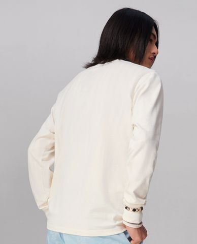  DICKIES - Áo thun nam cổ tròn tay dài Logo 