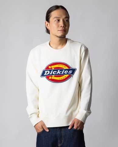  DICKIES - Áo sweatshirt unisex cổ tròn tay dài phối logo 