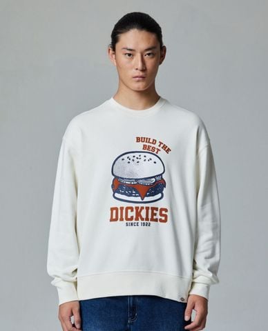  DICKIES - Áo sweatshirt unisex cổ tròn tay dài 