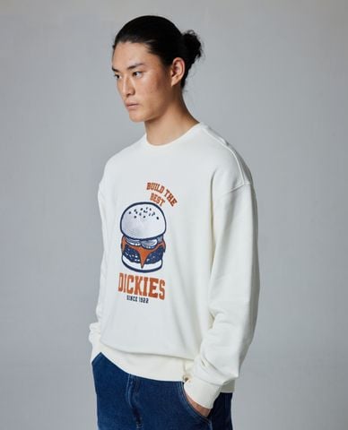  DICKIES - Áo sweatshirt unisex cổ tròn tay dài 