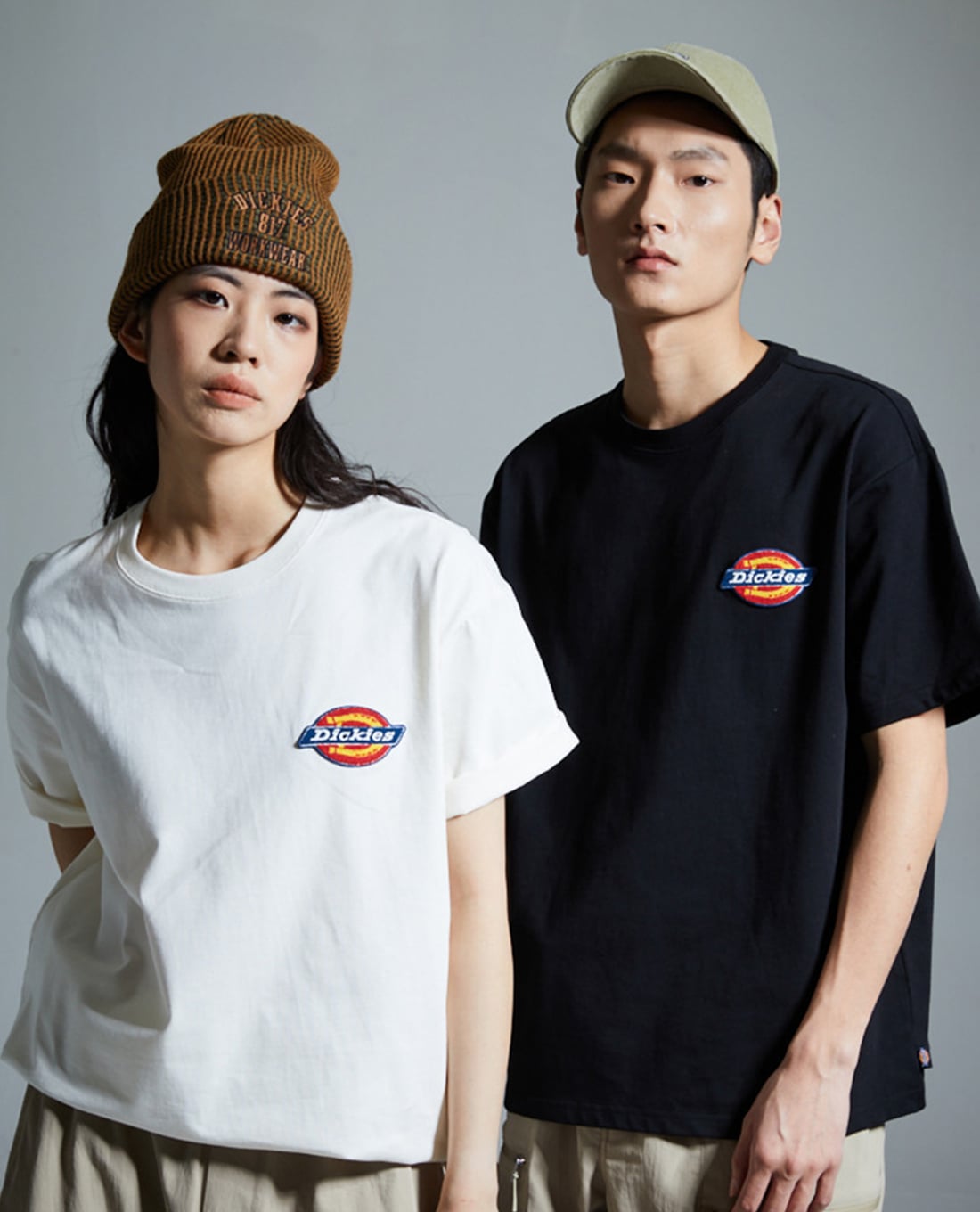 DICKIES - Áo thun unisex cổ tròn tay ngắn New Heavy