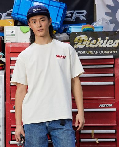  DICKIES - Áo thun nam cổ tròn tay ngắn Lewistown 