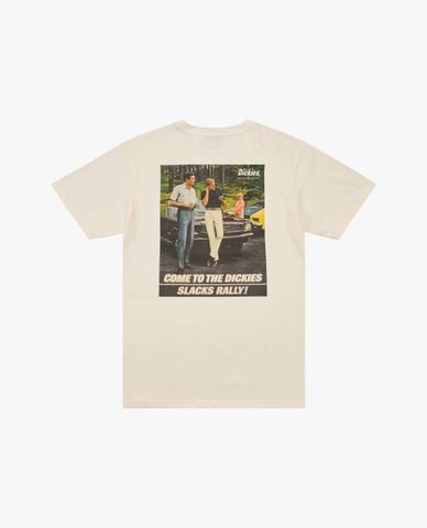  DICKIES - Áo thun nam cổ tròn tay ngắn Back Print 