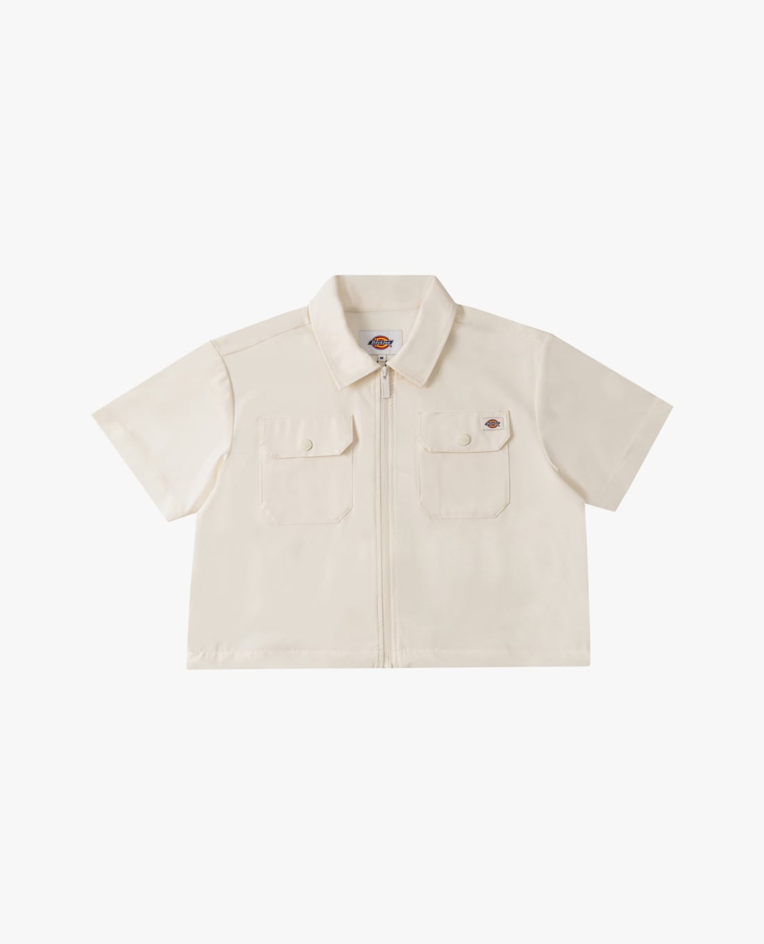 DICKIES - Áo khoác sơ mi nữ tay ngắn phom croptop