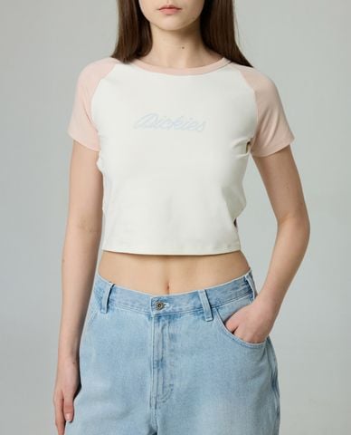  DICKIES - Áo croptop nữ cổ tròn tay ngắn Ballistic 