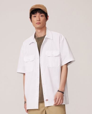  DICKIES - Áo sơ mi unisex cổ bẻ tay ngắn Mall 23 Casual 