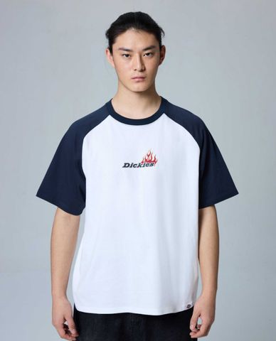  DICKIES - Áo thun nam cổ tròn tay ngắn Graphic Raglan 