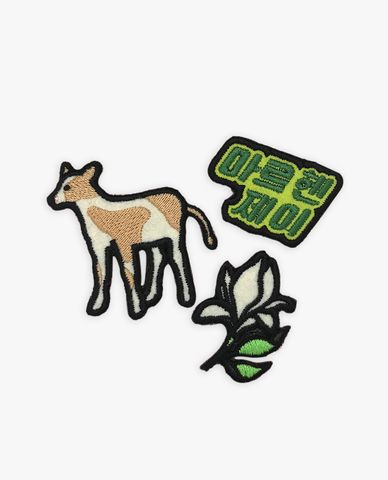  Marhen.J - Set huy hiệu cài túi xách Wappen Animal 