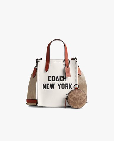  COACH - Túi tote nam phom chữ nhật Relay 17 With Coach Graphic 