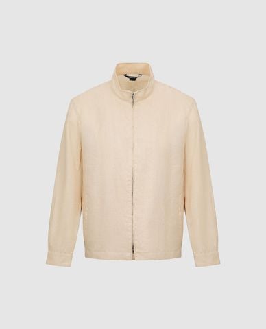  URBAN REVIVO - Áo khoác sơ mi nam cổ cao tay dài 