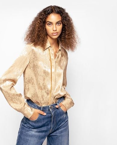  PINKO - Áo sơ mi nữ tay dài Smorzare 