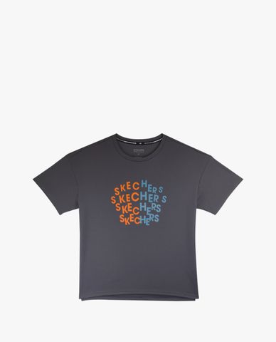  SKECHERS - Áo thun thể thao nữ tay ngắn thời trang 