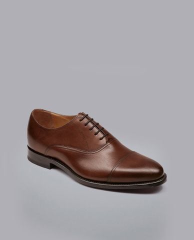  CHARLES TYRWHITT - Giày oxford nam mũi nhọn Leather 