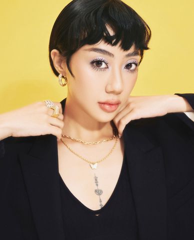  CECI - Khuyên tai nữ đính đá khoen tròn cổ điển 