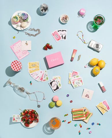  CECI - Khuyên tai nữ khoen tròn nạm đá tinh tế 