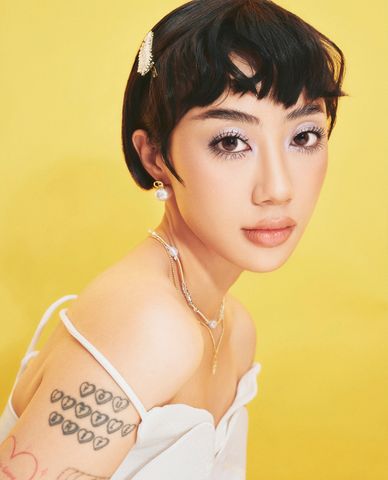  CECI - Kẹp tóc nữ hình chiếc lá đính đá thời trang 