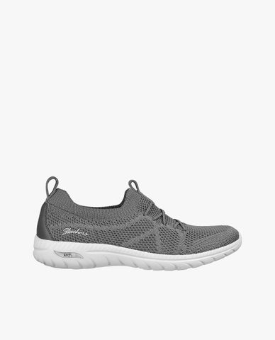  SKECHERS - Giày slip on nữ phối dây thắt Arch Fit Flex 