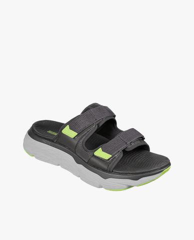  SKECHERS - Giày sandals nam quai ngang Max Cushioning 