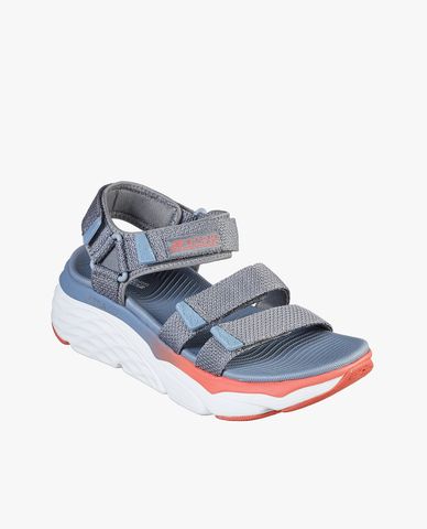  SKECHERS - Giày sandal nữ đế cao phối quai ngang Max Cushioning Slay 