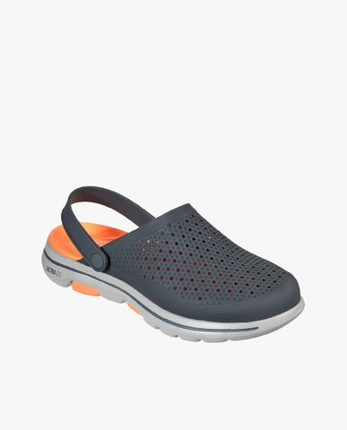  SKECHERS - Giày đế bệt nam mũi tròn phối quai Hillcrest 