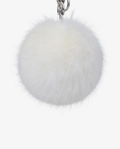  Marhen.J - Móc khóa túi hình tròn phối lông vũ Emily Furcharm 