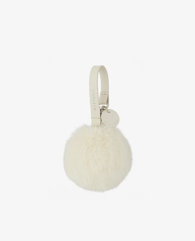  Marhen.J - Móc khóa túi hình tròn Cotton Candy Fur Charm 