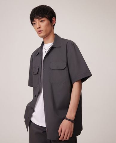  DICKIES - Áo sơ mi unisex cổ bẻ tay ngắn Mall 23 Casual 