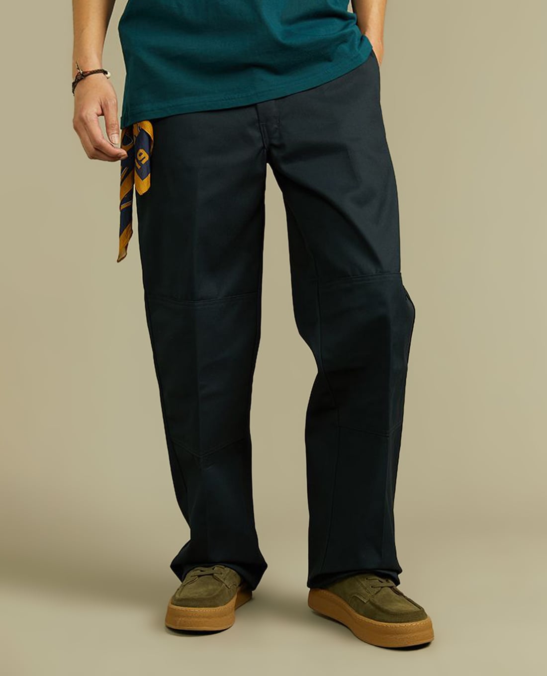 DICKIES - Quần unisex ống rộng phối túi Double Knee