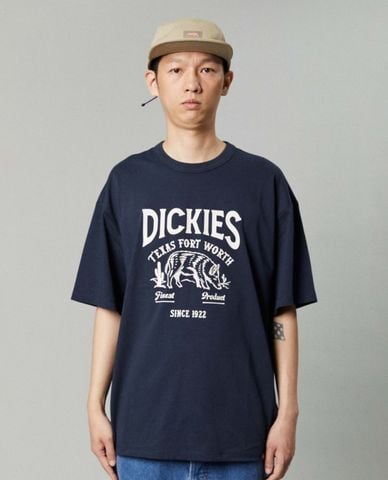  DICKIES - Áo thun nam cổ tròn tay ngắn phối logo Relaxed 