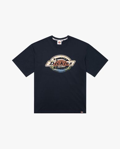  DICKIES - Áo thun unisex cổ tròn tay ngắn Single Jersey Logo 